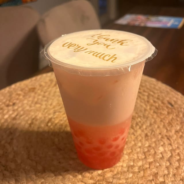 Lychee Dream Boba Tea.