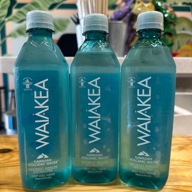 Waiakea Bottled Water 1 liter.