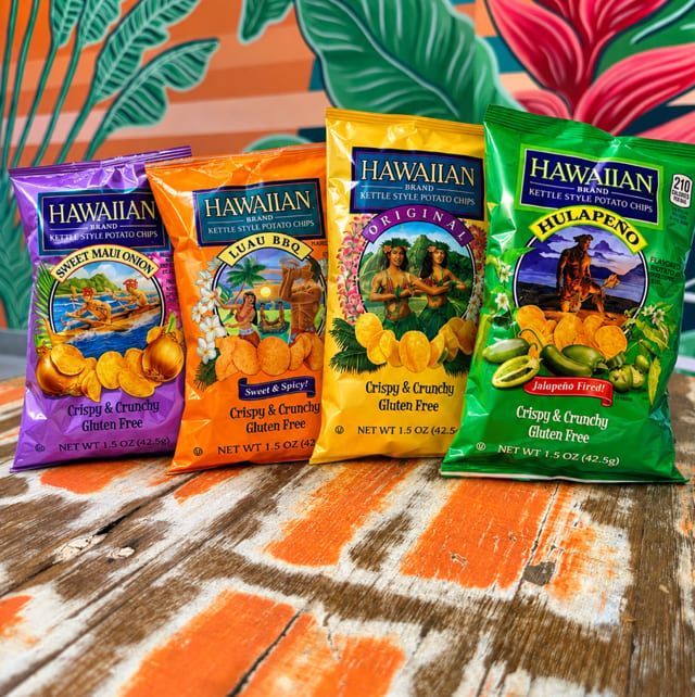 Hawaiian Kettle Style Potatoes Chips.